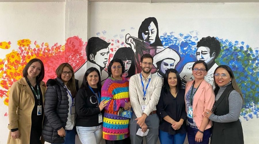 Visita de personal del eje de discapacidad del Patronato San José